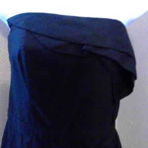 Ann Taylor LOFT 8 strapless LBD